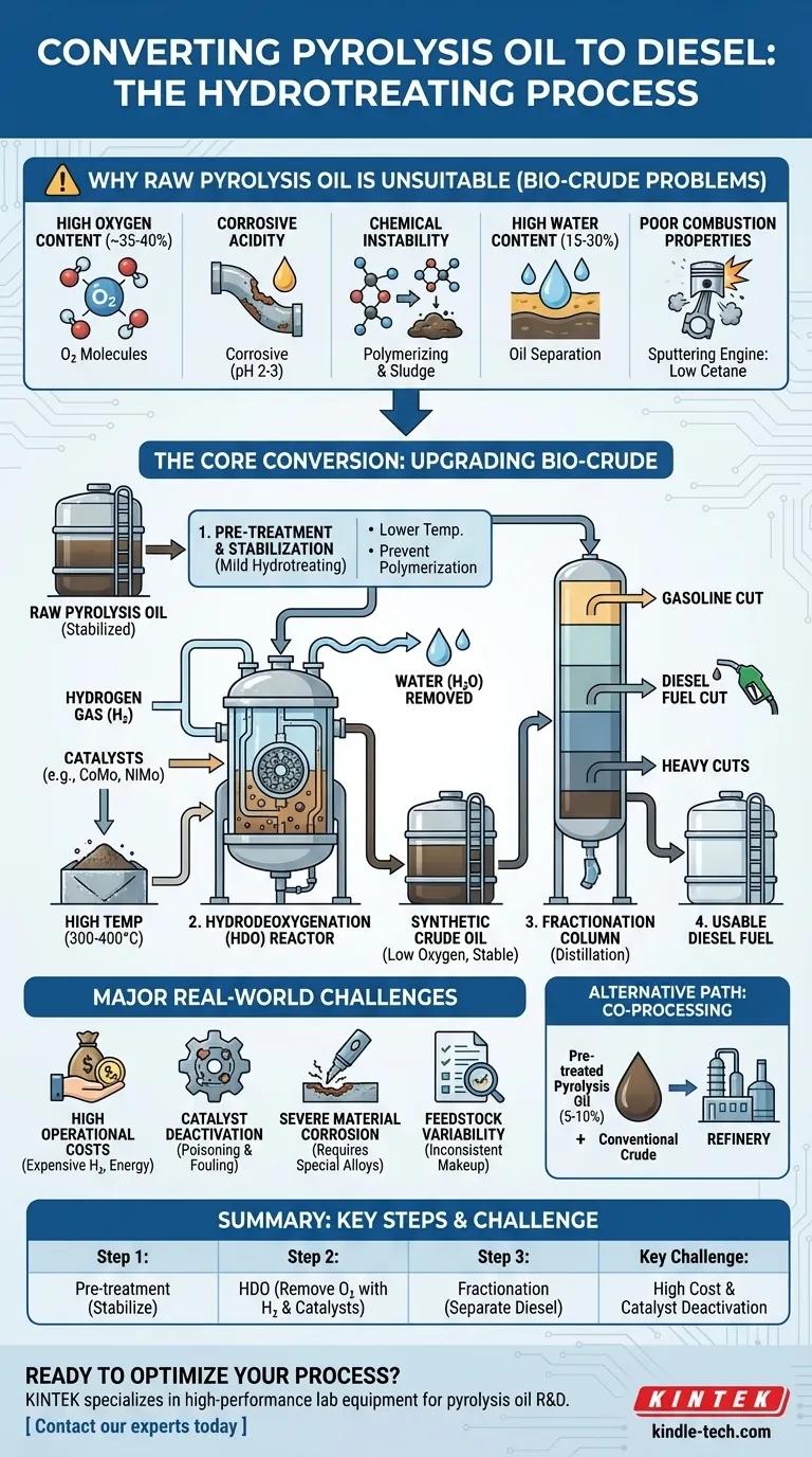 熱分解油をディーゼル燃料に変換するにはどうすればよいですか？水素化脱酸素（HDO）のガイド ビジュアルガイド