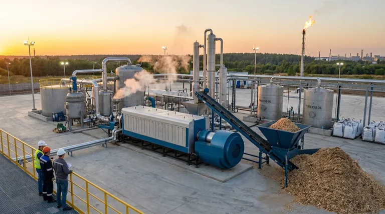 كيف يعمل مصنع الانحلال الحراري؟ تحويل النفايات إلى وقود ومواد كيميائية