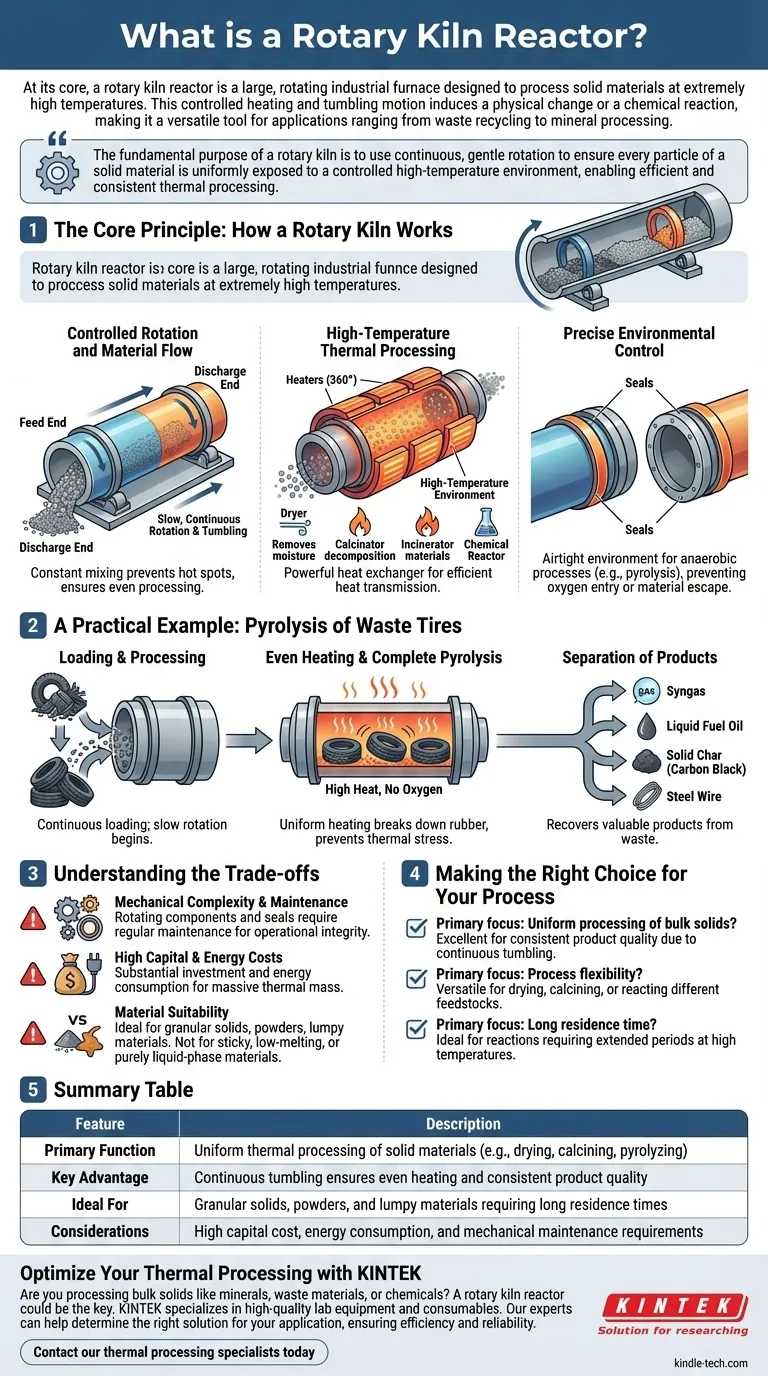 ما هو مفاعل الفرن الدوار؟ دليل للمعالجة الحرارية الصناعية دليل مرئي