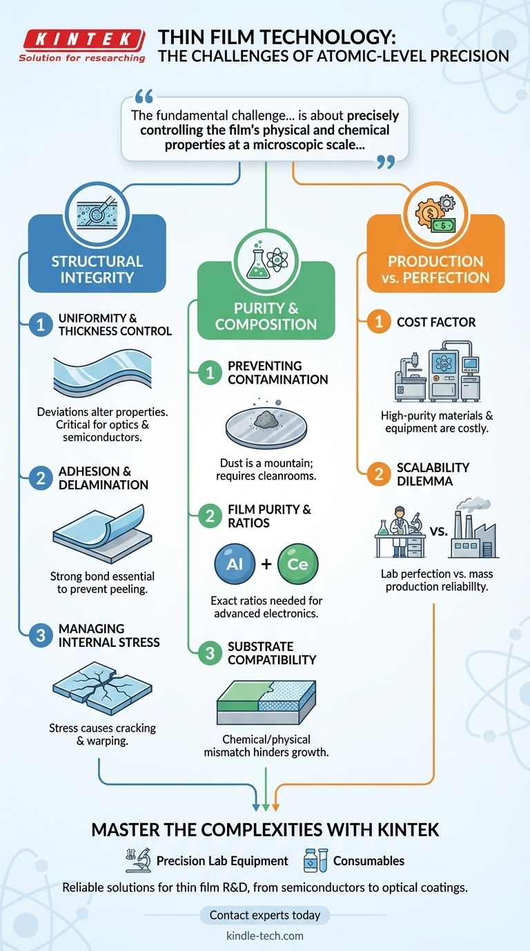 박막 기술의 과제는 무엇인가요? 연구실을 위한 원자 수준의 정밀도 마스터하기 시각적 가이드