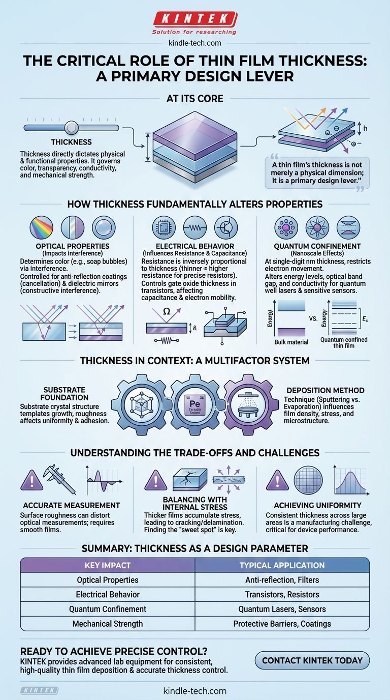 ما هو تأثير سماكة الفيلم الرقيق؟ الخصائص البصرية والكهربائية والميكانيكية الرئيسية دليل مرئي