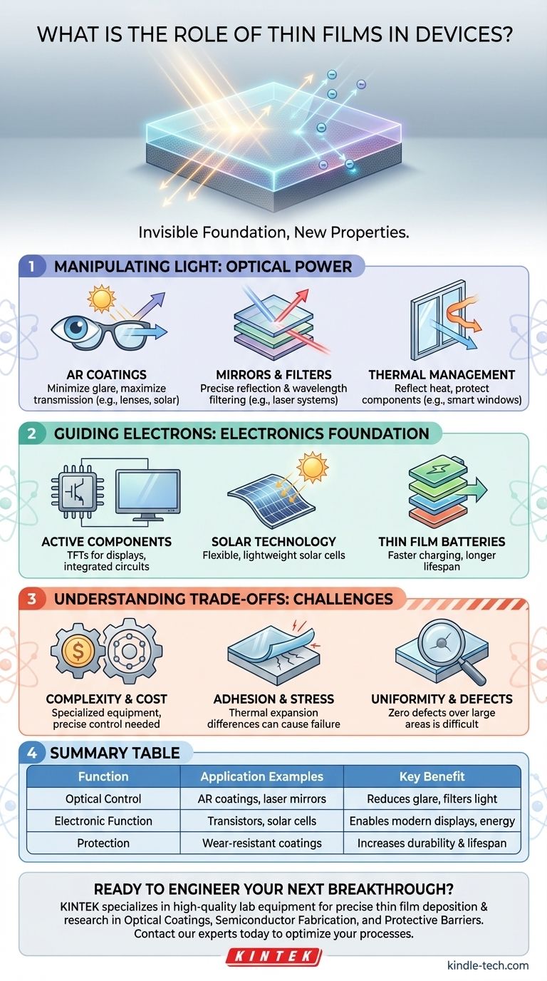 박막의 역할은 무엇인가요? 현대 기술의 보이지 않는 엔진 시각적 가이드