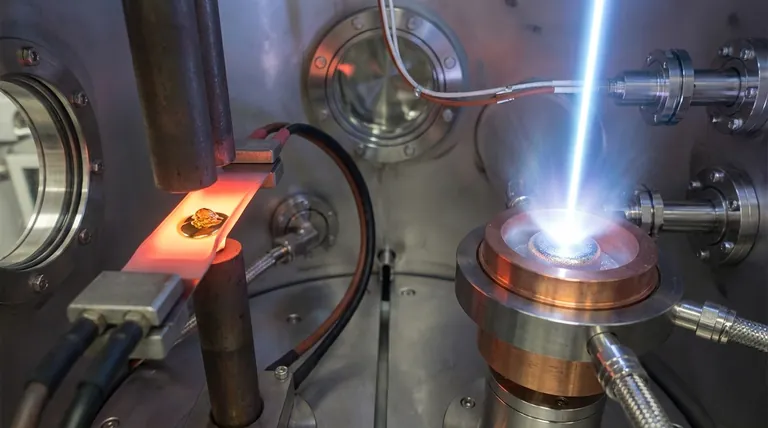 Quelles sont les deux méthodes courantes pour chauffer le matériau source en évaporation ? Méthodes de chauffage résistif vs. faisceau d'électrons