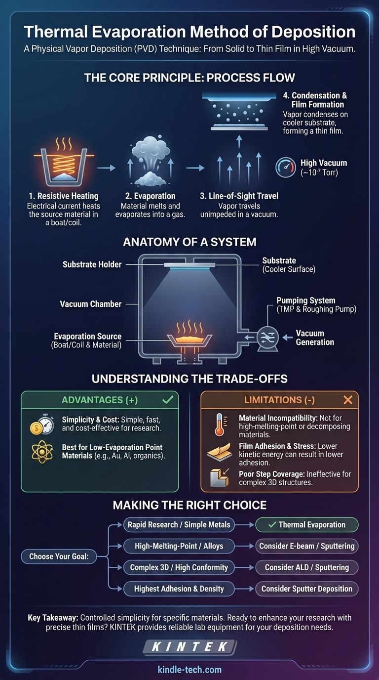 Was ist die thermische Verdampfungsmethode der Beschichtung? Ein einfacher Leitfaden zur Dünnschichtbeschichtung Visuelle Anleitung