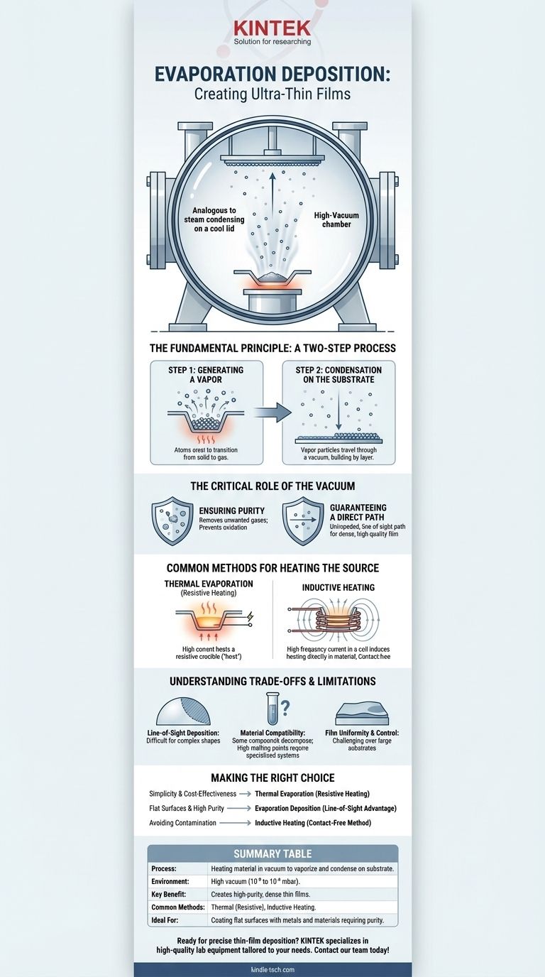Qu'est-ce que la méthode de dépôt par évaporation ? Un guide pour créer des films ultra-minces Guide Visuel