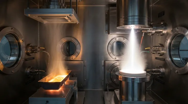 Quelle est la source d'évaporation pour les films minces ? Choisir entre les méthodes thermique et par faisceau d'électrons