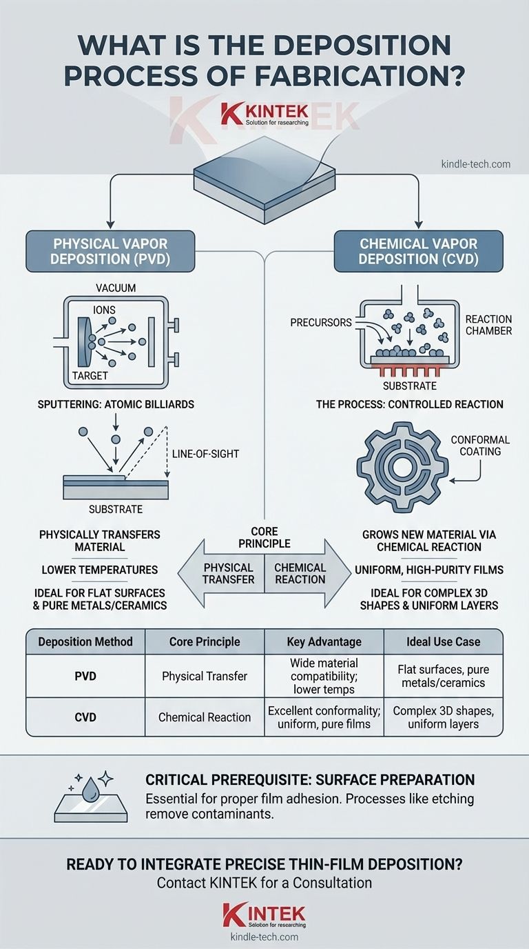 제작 공정에서 증착이란 무엇인가? PVD 및 CVD 박막 기술 가이드 시각적 가이드