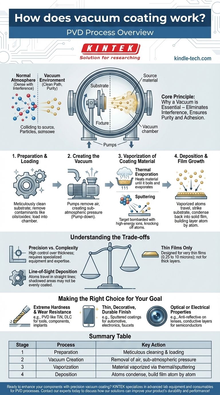 How does vacuum coating work? Achieve Superior Surface Properties with PVD Technology Visual Guide