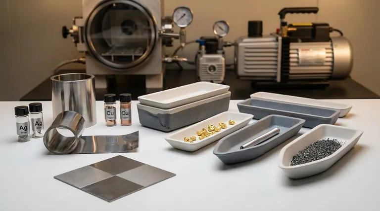 Quais são os materiais usados na fonte de evaporação térmica? Um guia para evaporantes e cadinhos (boats)