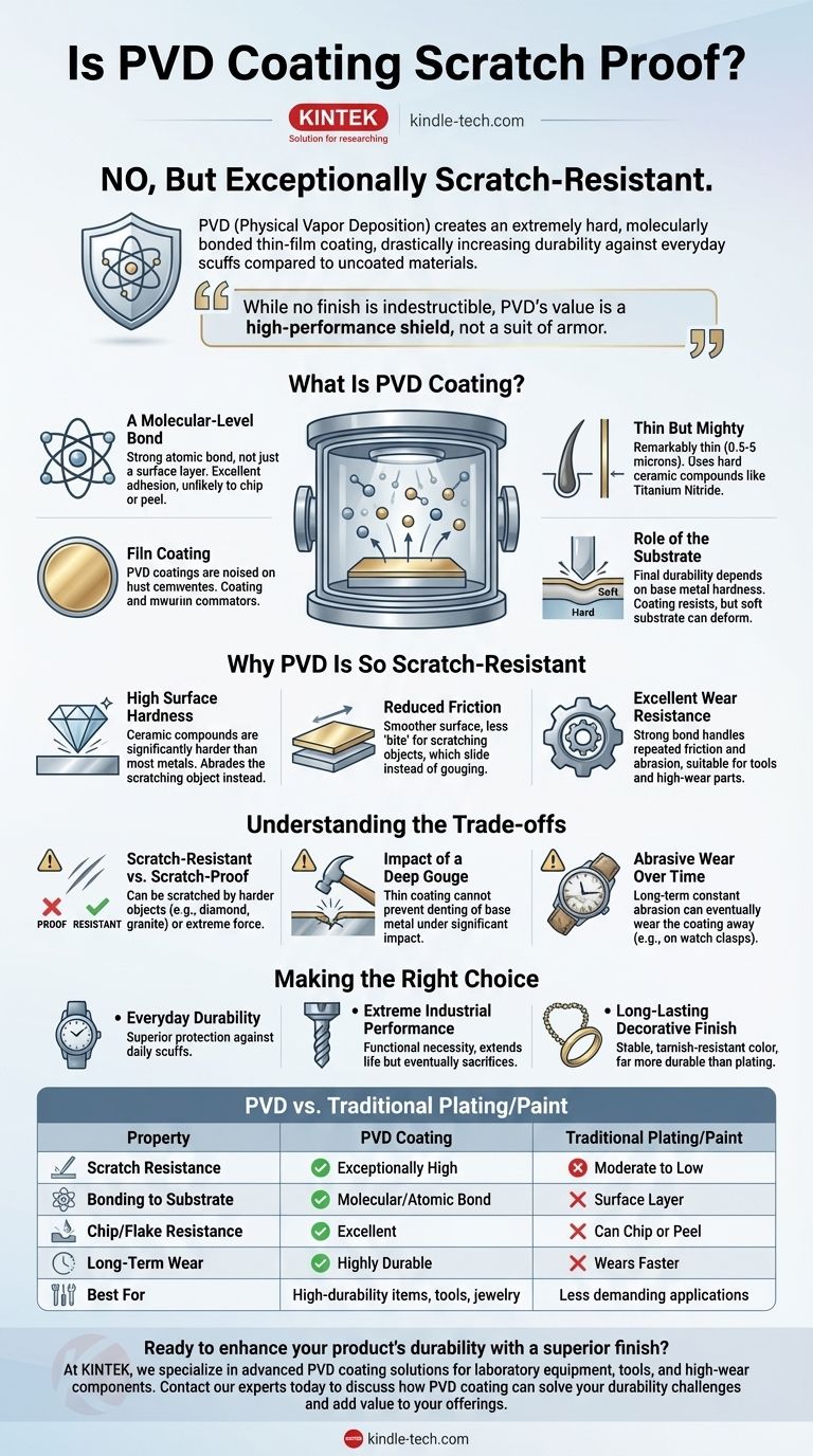 Il rivestimento PVD è antigraffio? Scopri la verità sulla sua eccezionale durabilità Guida Visiva