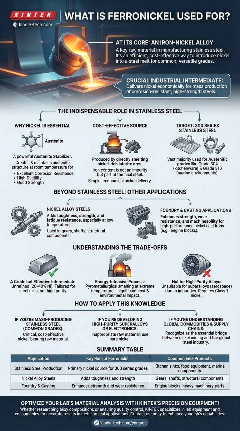 À quoi sert le ferronickel ? L'alliage essentiel pour la production d'acier inoxydable Guide Visuel