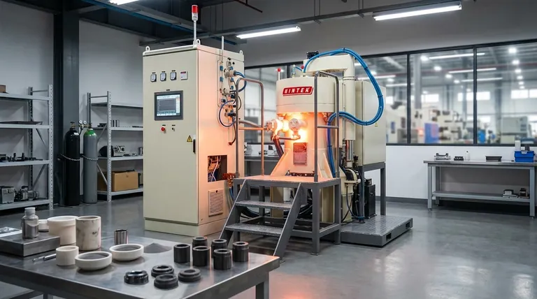 What temperature does tungsten carbide sinter at? Master the 1350°C-1500°C Liquid-Phase Sintering Process