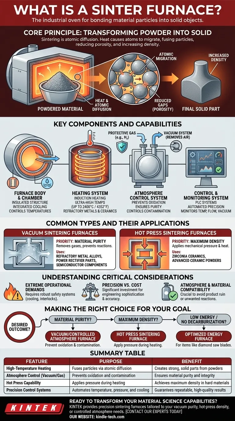 焼結炉とは何ですか？粉末材料を高機能部品へと変える ビジュアルガイド