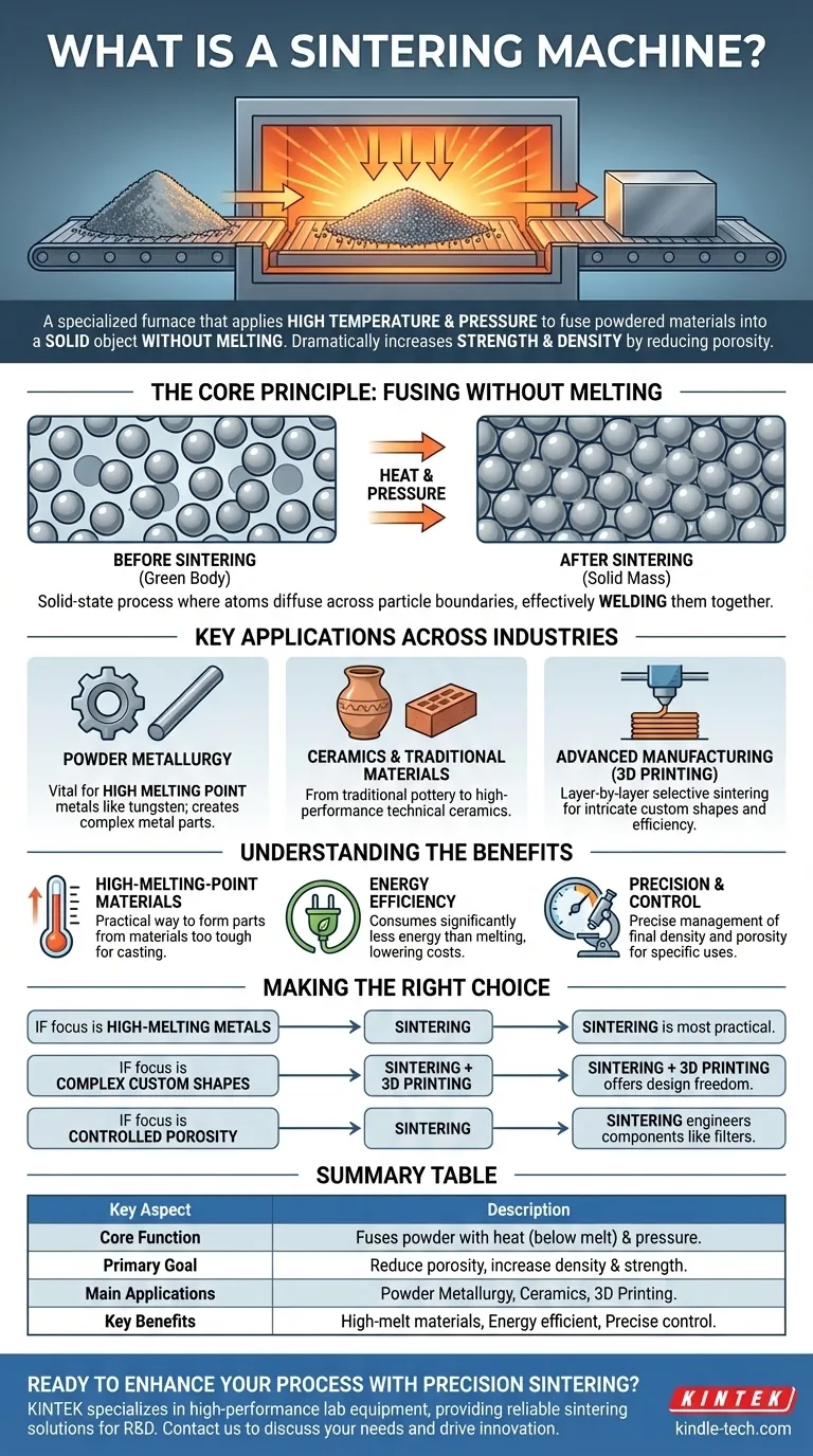 소결 기계란 무엇인가요? 분말을 고성능 부품으로 변환 시각적 가이드