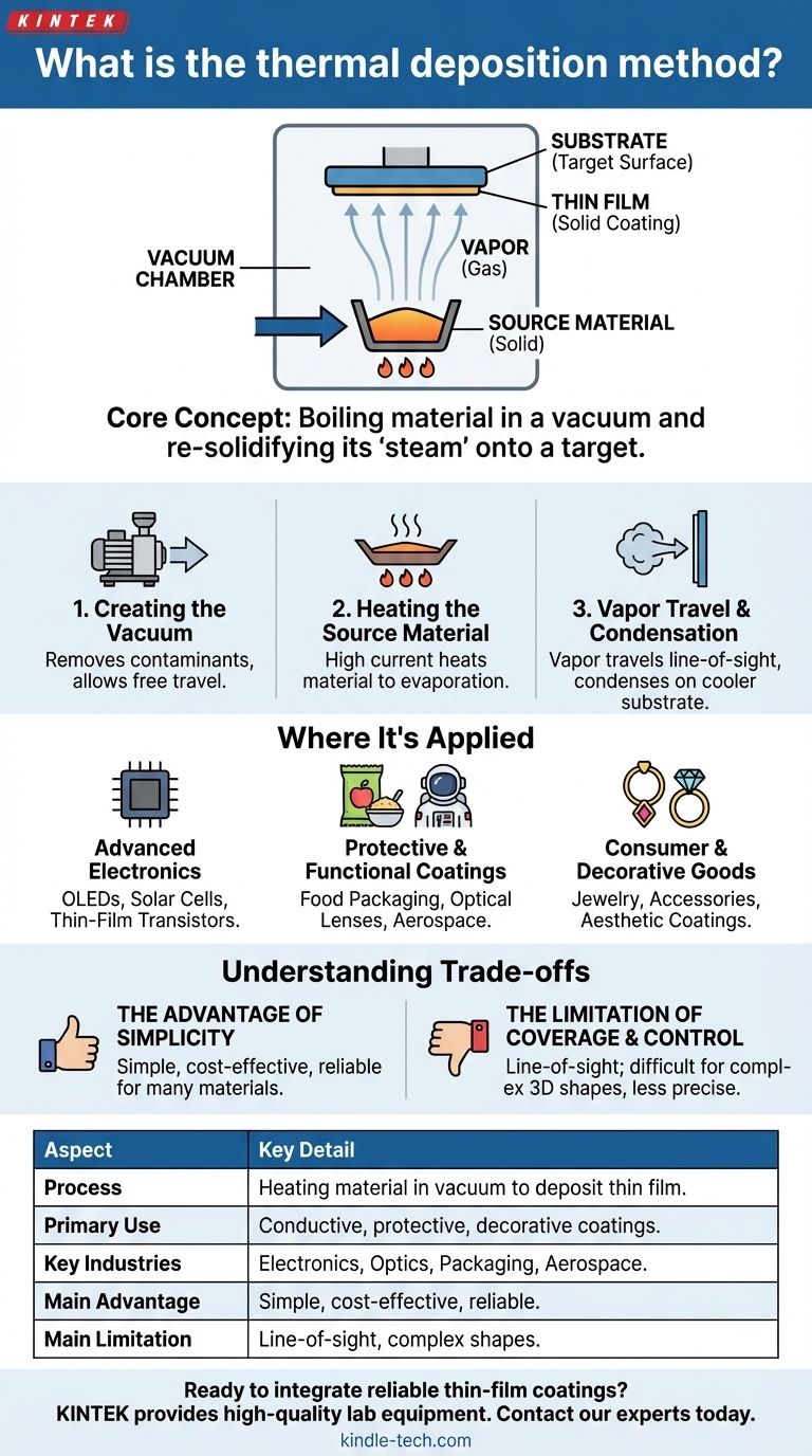 열 증착법이란 무엇인가? 박막 코팅 기술 가이드 시각적 가이드
