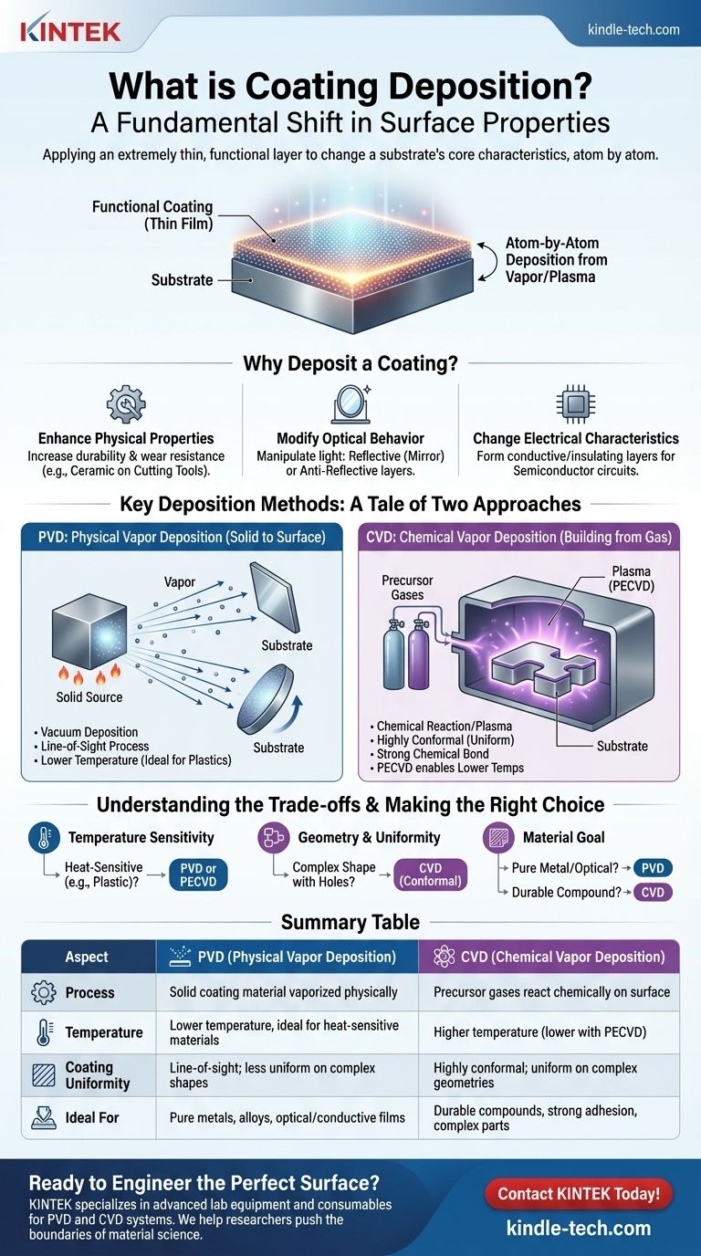 ما هو ترسيب الطلاء؟ هندسة خصائص سطحية فائقة لموادك دليل مرئي