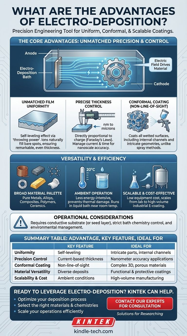 電着の利点は何ですか？複雑な形状に精密なコーティングを実現 ビジュアルガイド