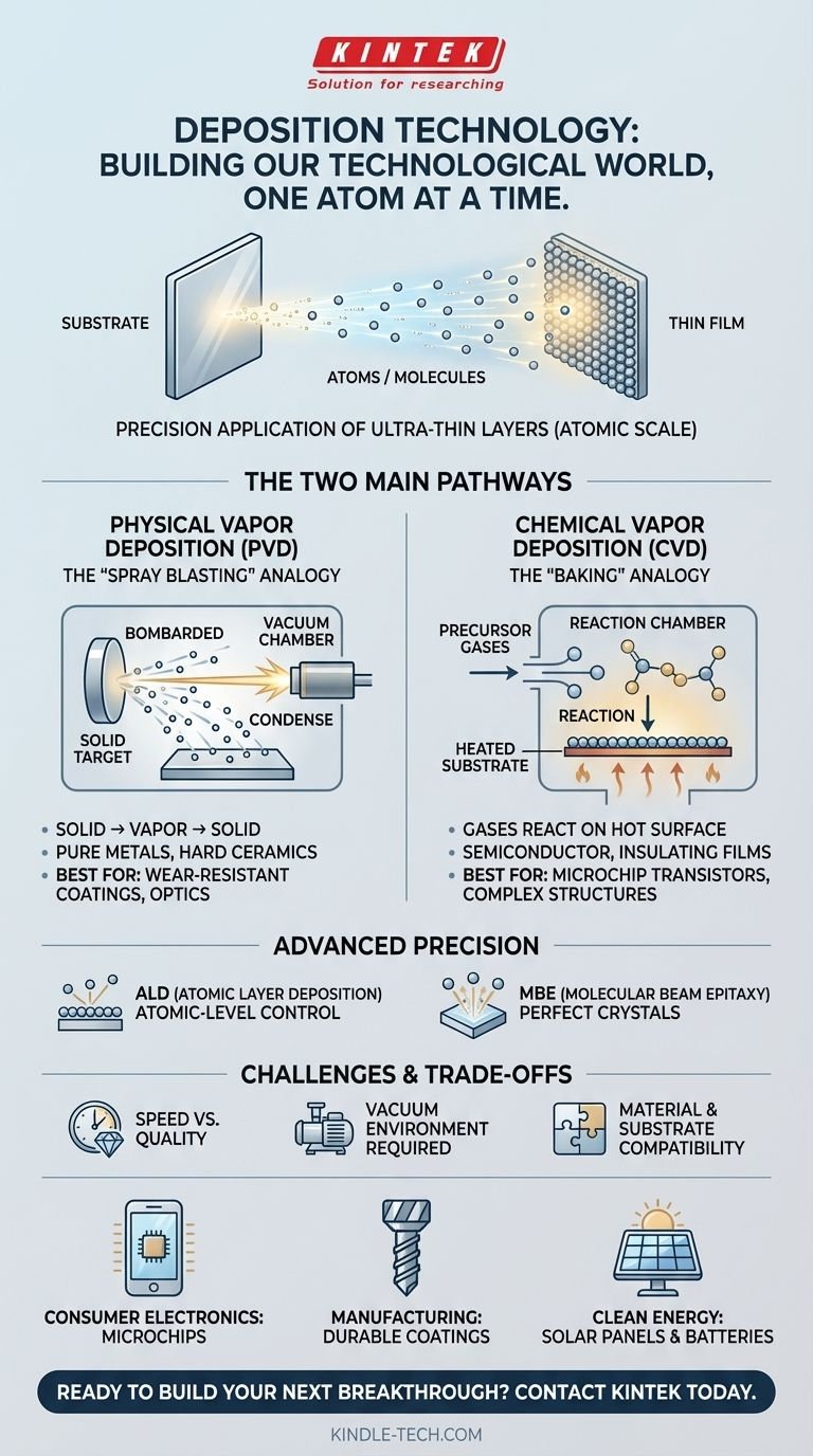 هل تقنية الترسيب إنجاز علمي مذهل؟ الفن المجهول الذي يبني عالمنا دليل مرئي