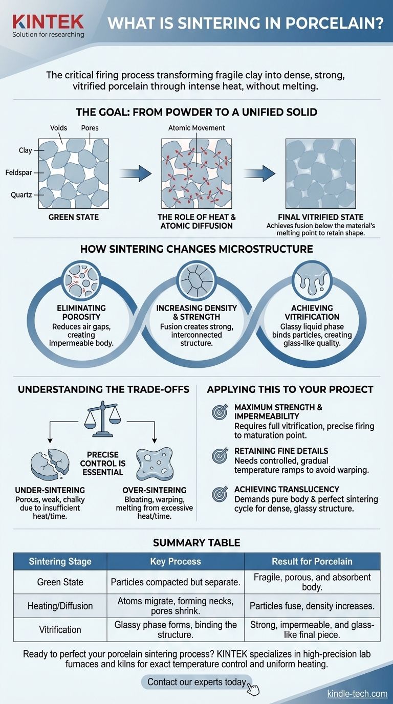 What is sintering in porcelain? The Key to Unlocking Strength and Vitrification Visual Guide