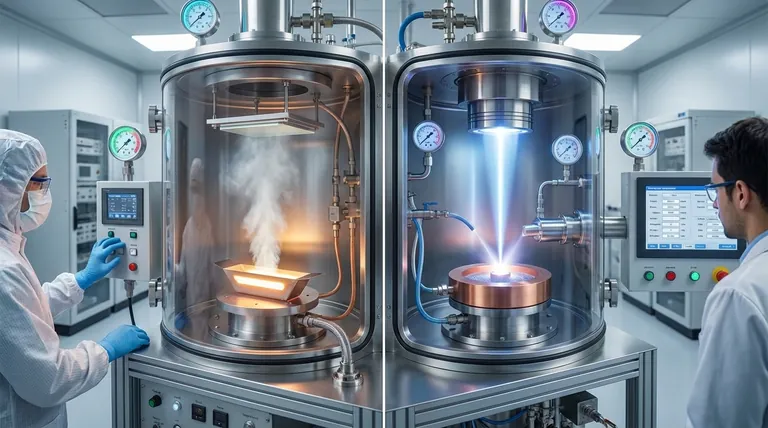 Quelle est la différence entre l'évaporation thermique et l'évaporation par faisceau d'électrons ? Choisissez la bonne méthode PVD pour vos matériaux