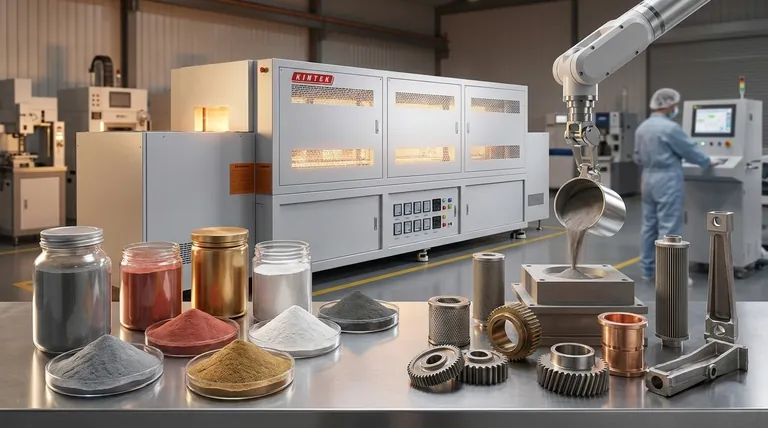 焼結にはどのような金属が使用されますか?一般鋼から高性能合金まで