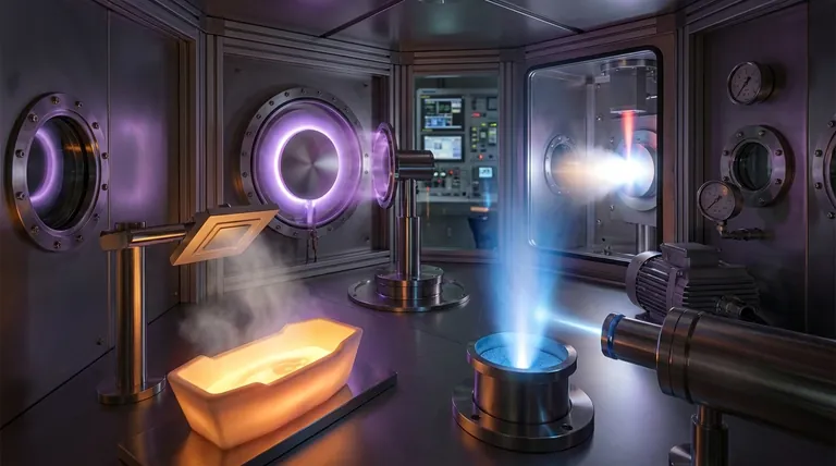 Quais são os diferentes tipos de processos de deposição física de vapor? Um Guia para Evaporação, Sputtering e Mais