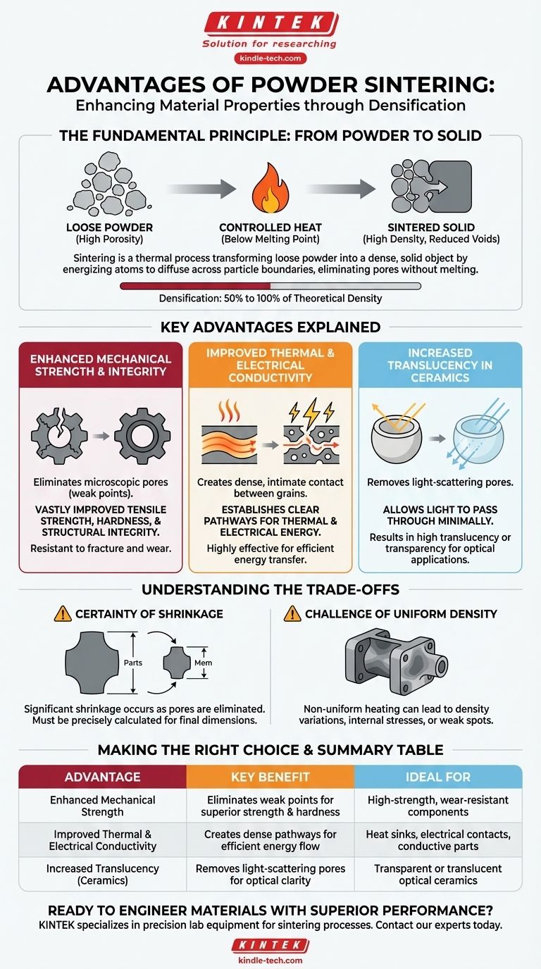 ما هي مزايا التلبيد المسحوق؟ افتح قوة فائقة وتوصيل وشفافية دليل مرئي