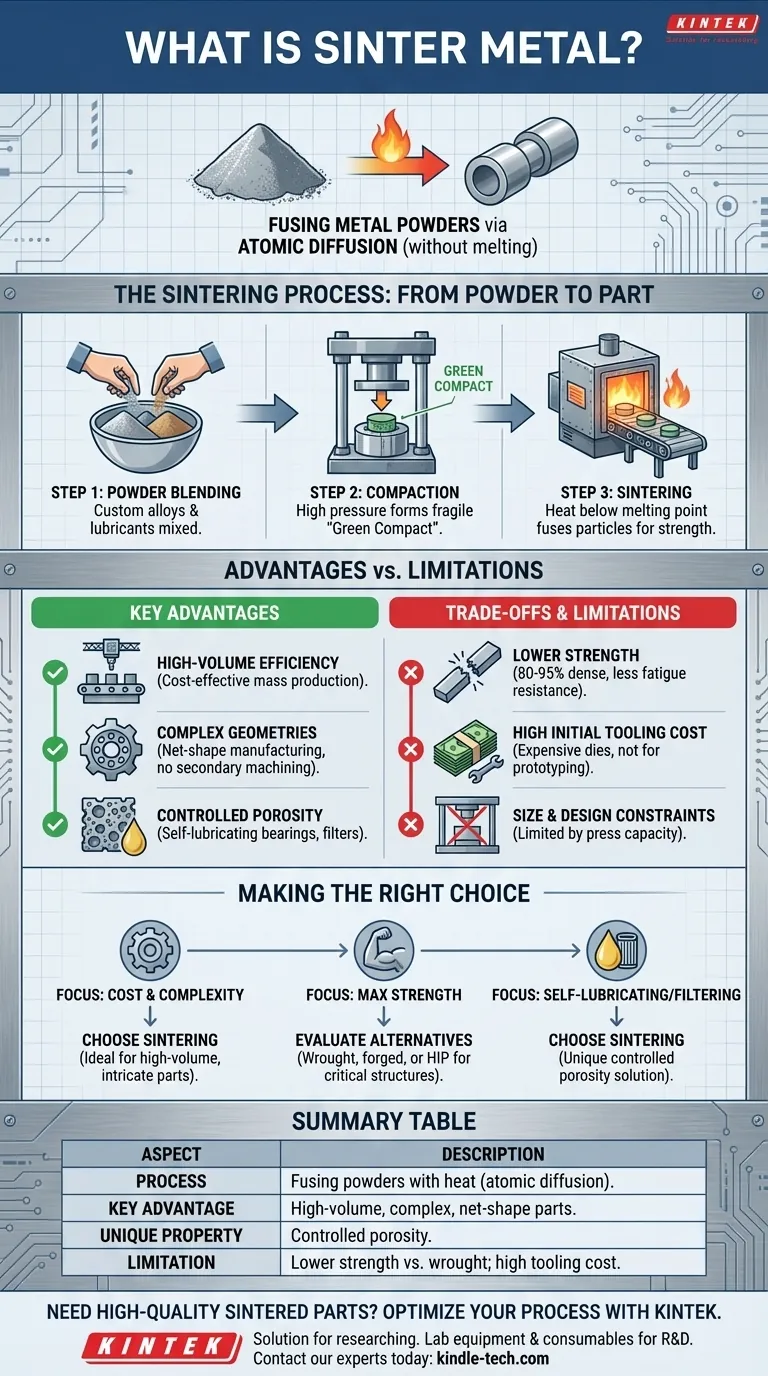 什么是烧结金属？一份关于经济高效、复杂金属零件的指南 图解指南