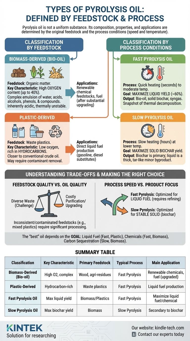 Welche Arten von Pyrolyseöl gibt es? Die Wahl des richtigen Verfahrens für Ihren Brennstoff- oder Chemikalienbedarf Visuelle Anleitung