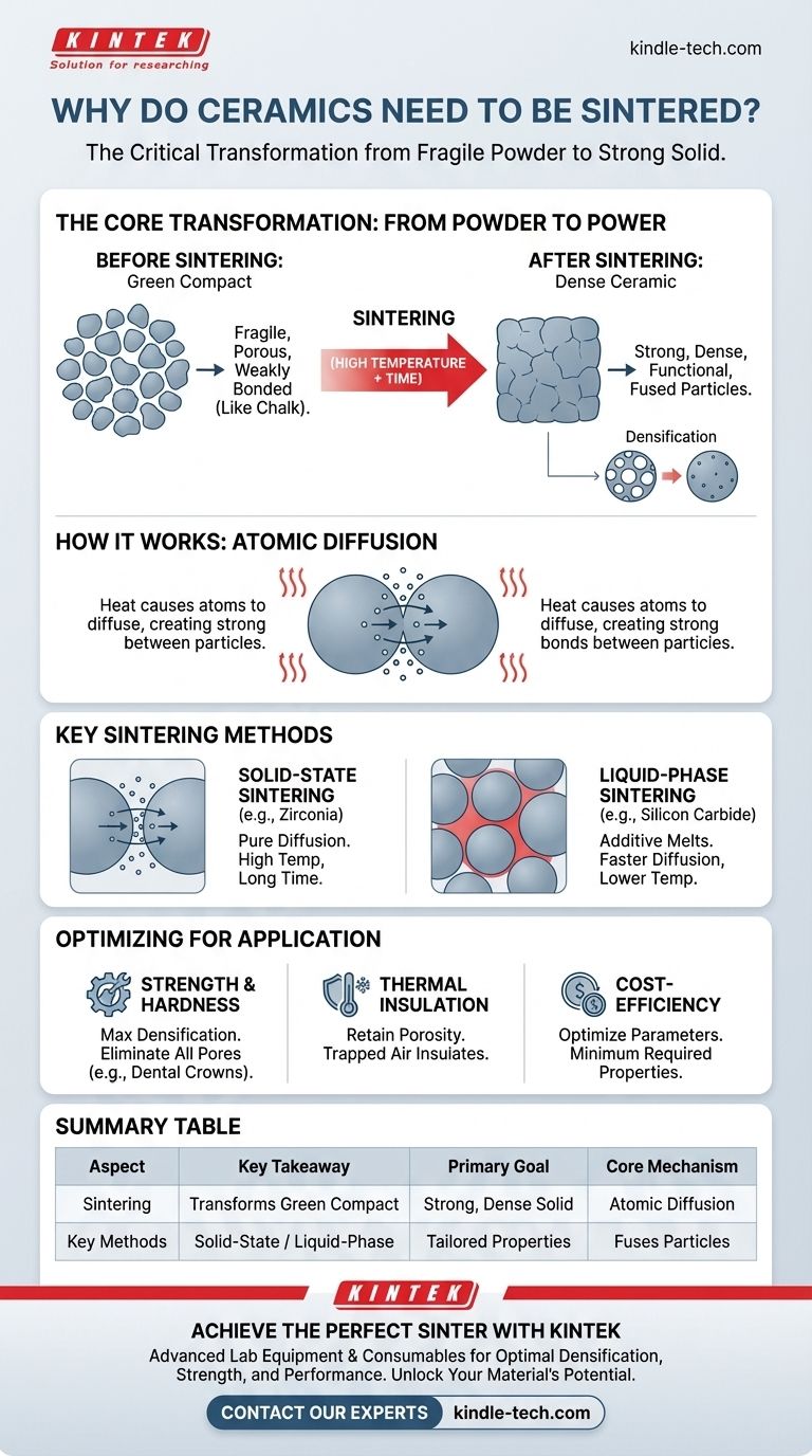 Why do ceramics need to be sintered? Unlock Strength and Durability Through High-Temperature Fusion Visual Guide