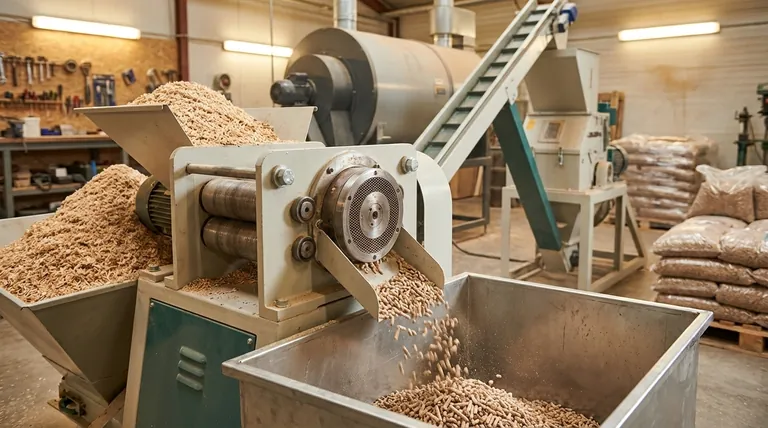 Существует ли машина для производства древесных гранул? Объяснение работы гранулятора для самостоятельного изготовления и промышленного использования