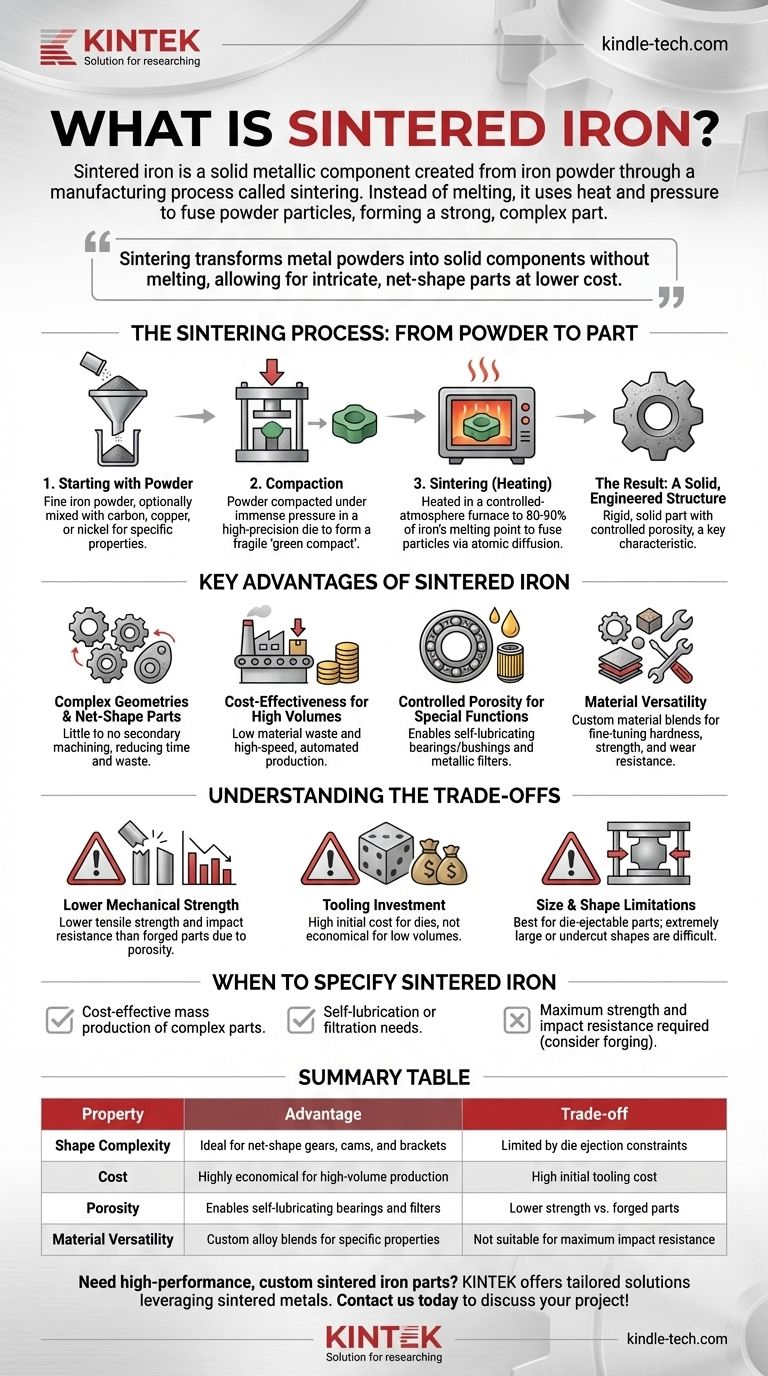 Qu'est-ce que le fer fritté ? Un guide des pièces métalliques complexes et rentables Guide Visuel