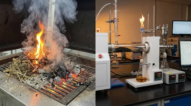 Qual é a diferença entre queima e pirólise? Desbloqueie Valor a Partir de Materiais Residuais