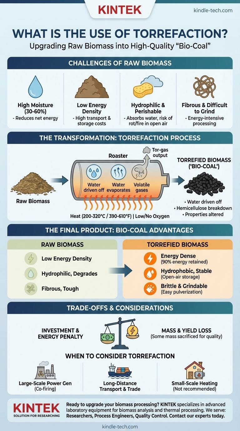 Wozu dient die Torrefizierung? Biomasse zu hochenergetischer „Bio-Kohle“ aufwerten Visuelle Anleitung