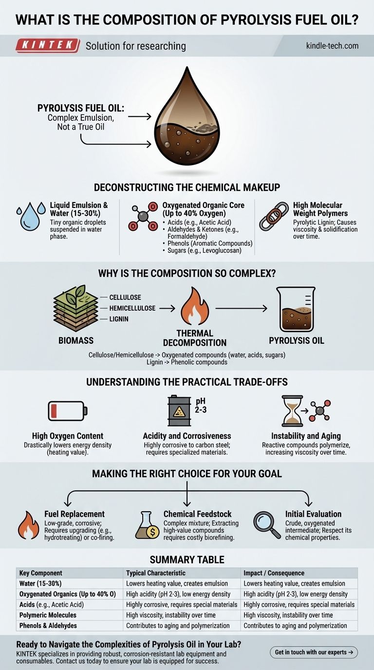 열분해 연료유의 구성은 무엇인가요? 복잡한 바이오매스 유래 구성에 대한 심층 분석 시각적 가이드