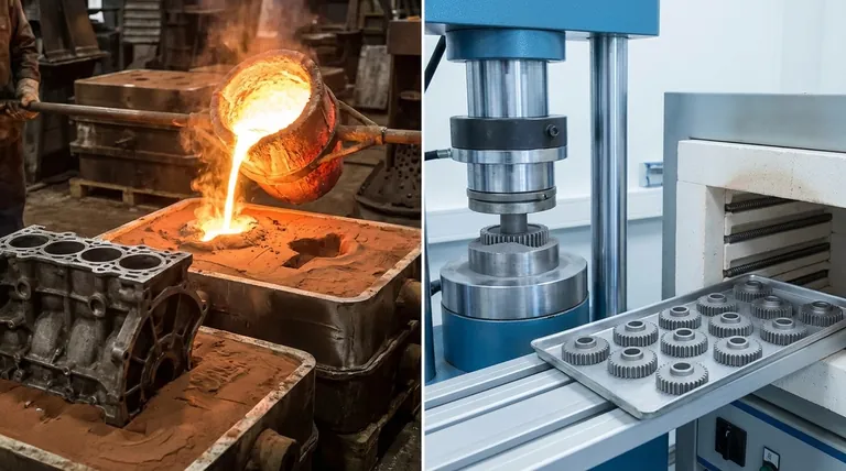 주조와 소결의 차이점은 무엇입니까? 올바른 금속 성형 공정 선택하기