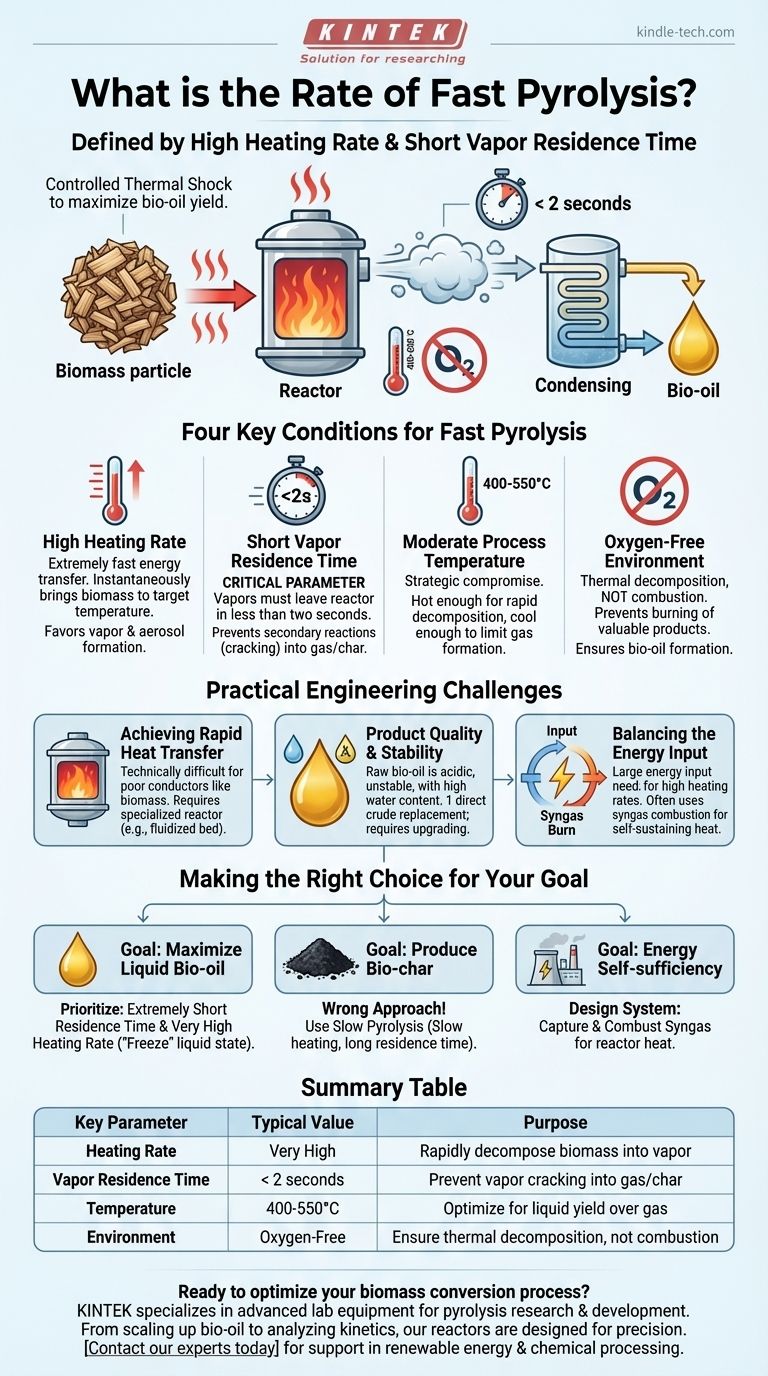 高速熱分解の速度とは何ですか？熱衝撃の制御によるバイオオイル収率の最大化 ビジュアルガイド