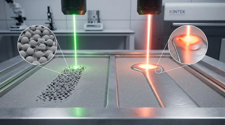 La sinterizzazione laser è uguale alla fusione? Comprendi le differenze chiave per il tuo processo AM