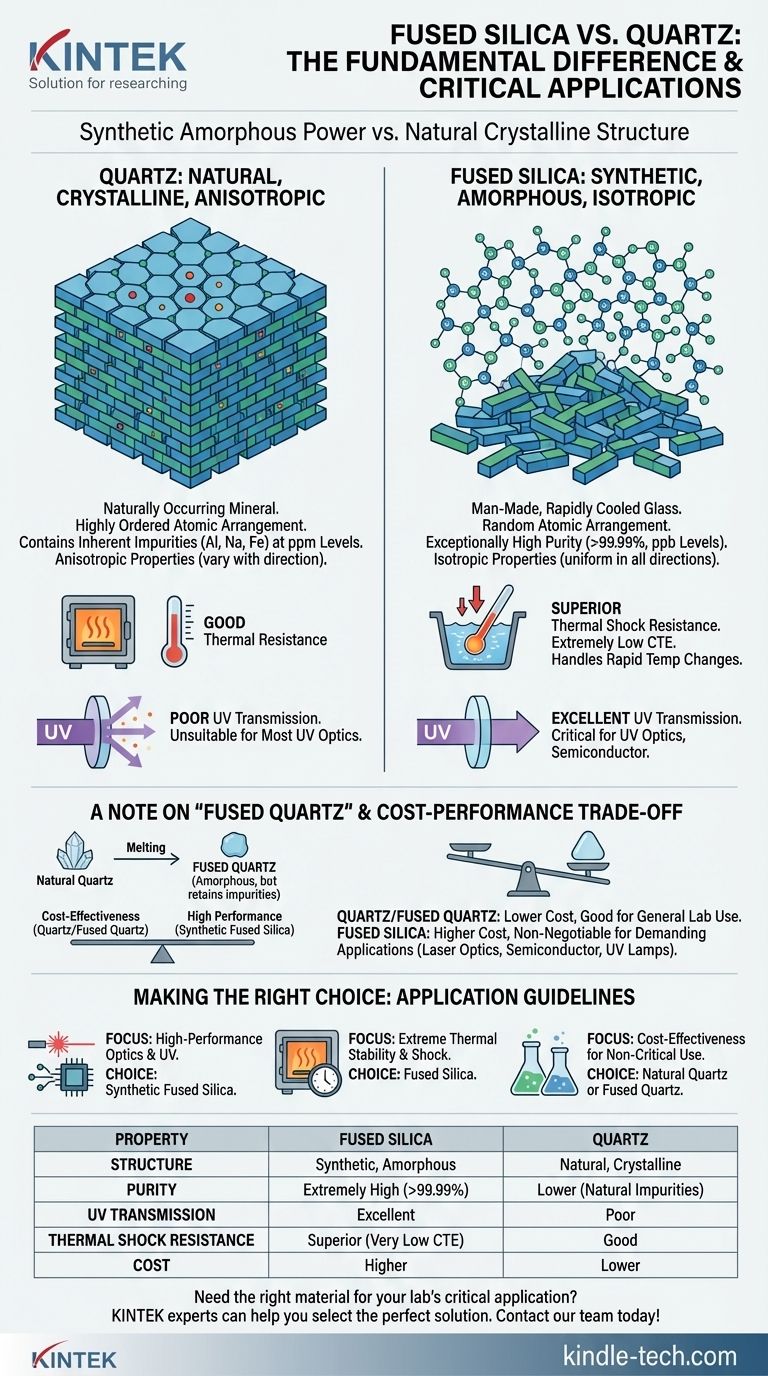 Is fused silica the same as quartz? Unlock Superior Optical and Thermal Performance Visual Guide