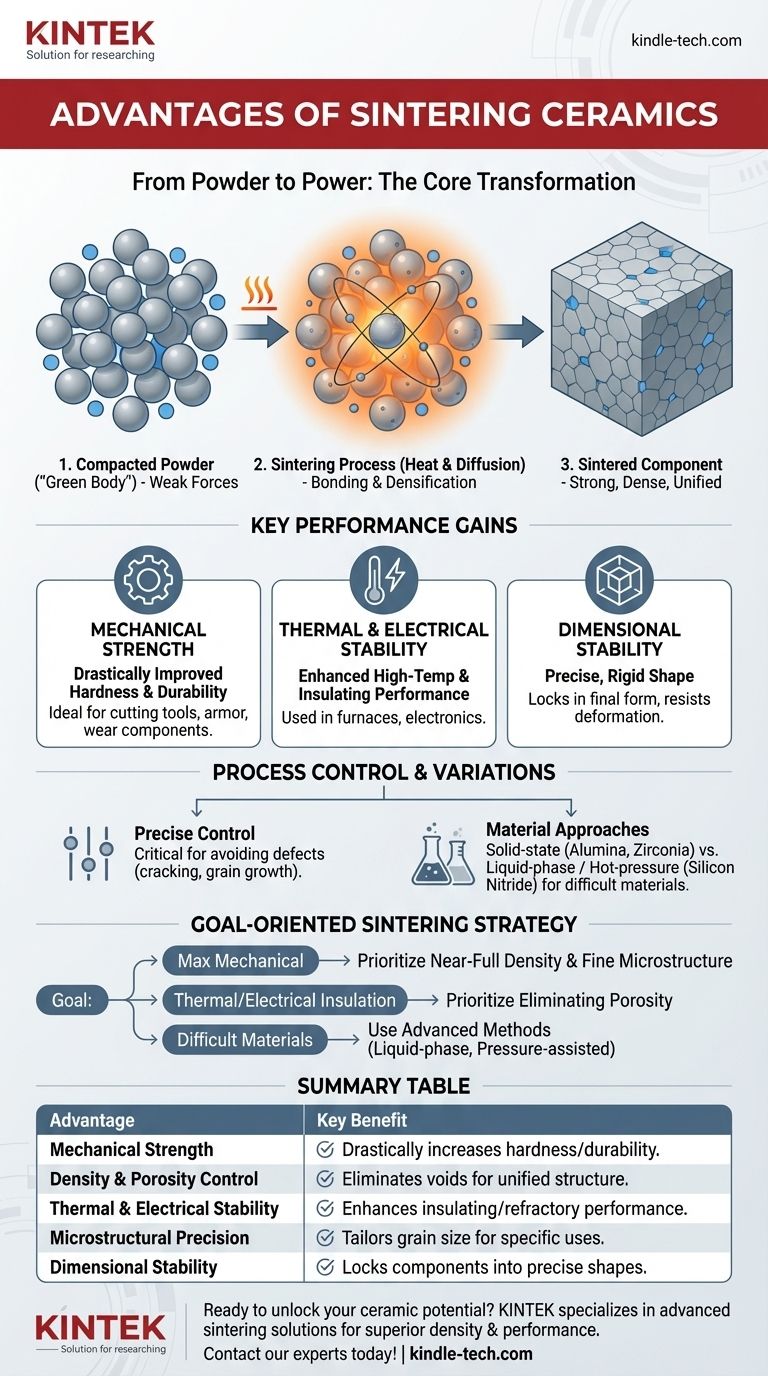 세라믹 소결의 장점은 무엇입니까? 탁월한 강도와 성능 달성 시각적 가이드