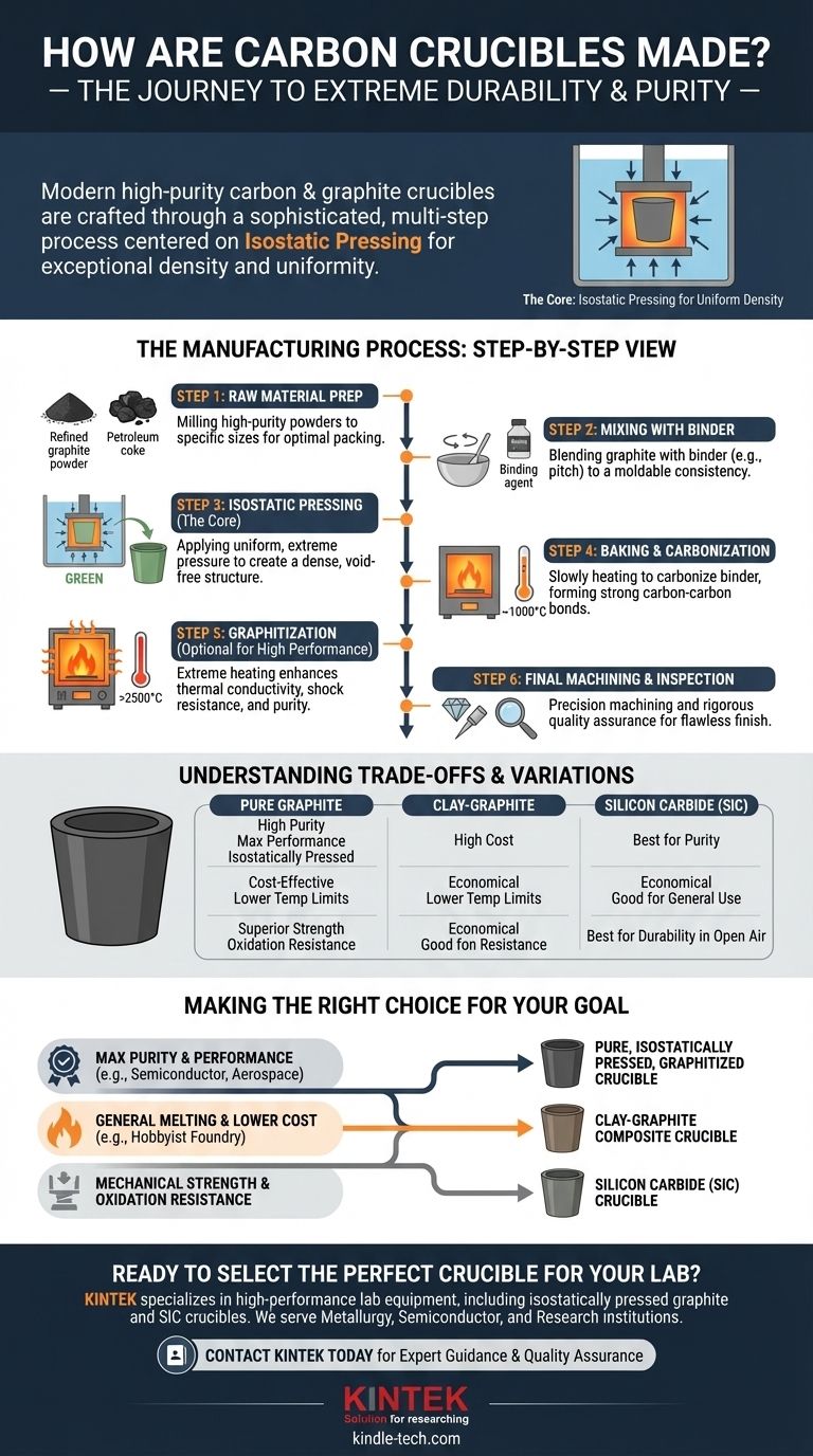 Comment sont fabriqués les creusets en carbone ? Découvrez l'ingénierie derrière les creusets haute performance Guide Visuel