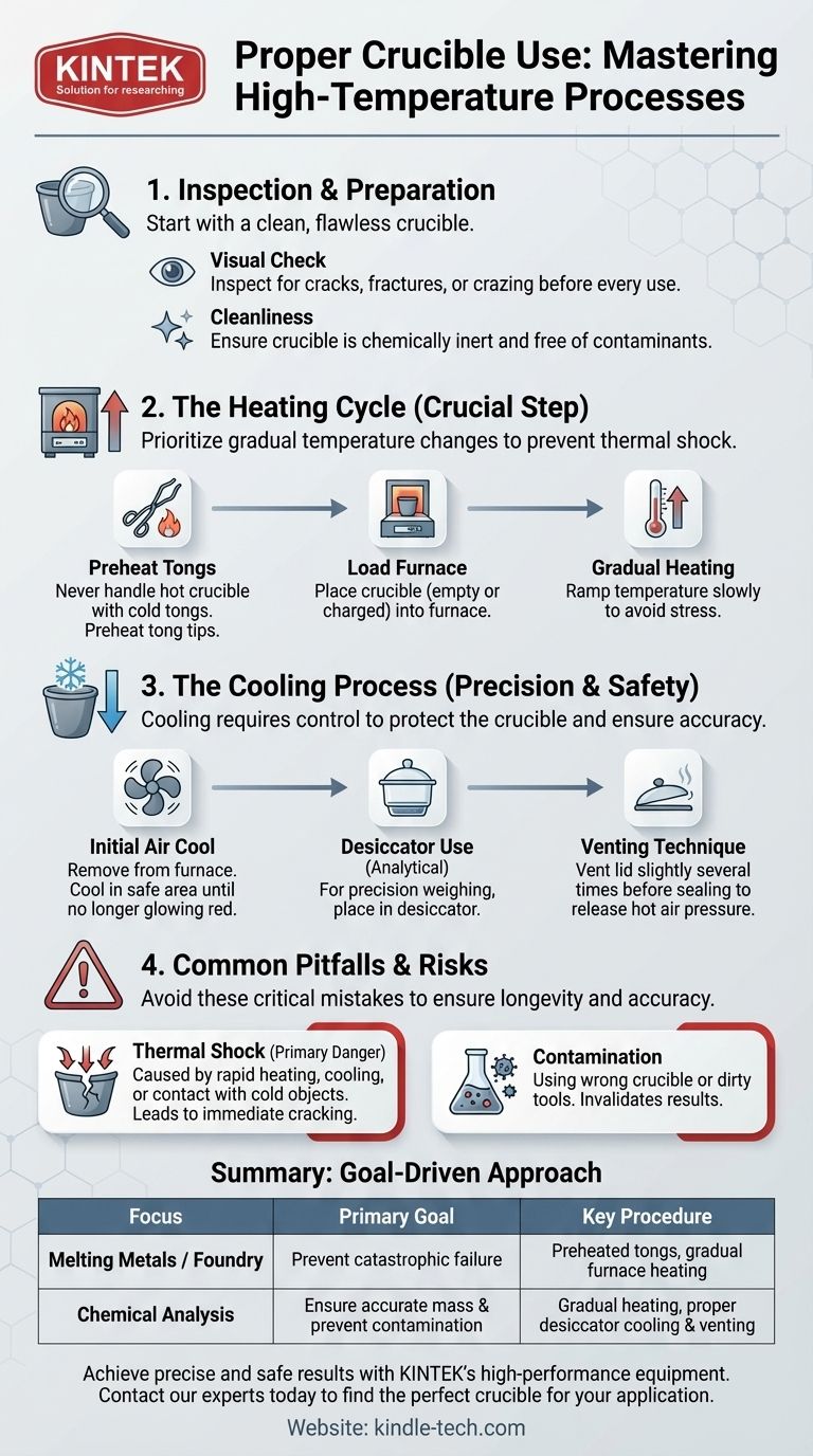 Comment utiliser correctement un creuset ? Maîtriser la manipulation sécurisée et le contrôle précis de la température Guide Visuel