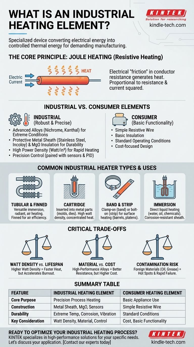 Qu'est-ce qu'un élément chauffant industriel ? Votre guide pour un chauffage de précision, durable et performant Guide Visuel