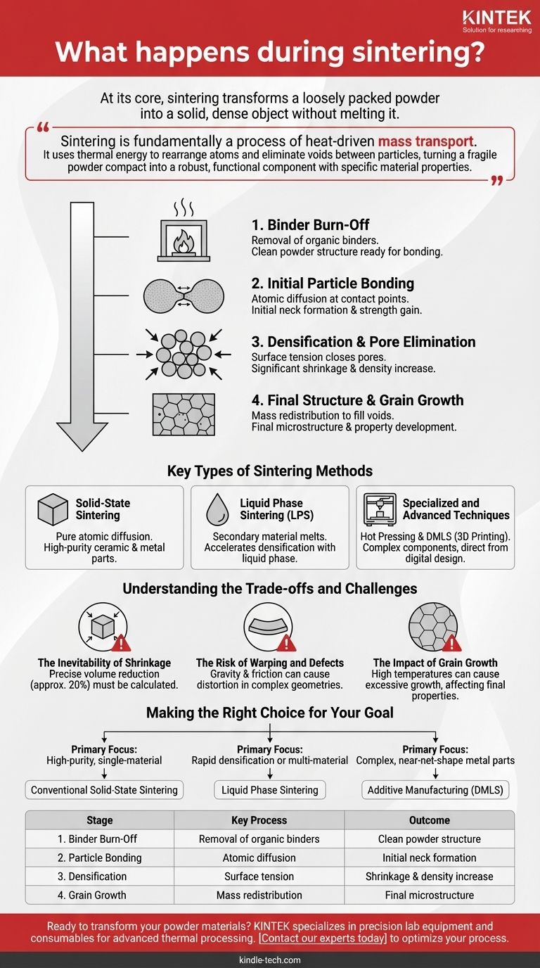 烧结过程中会发生什么？将粉末转化为致密、坚固的部件 图解指南