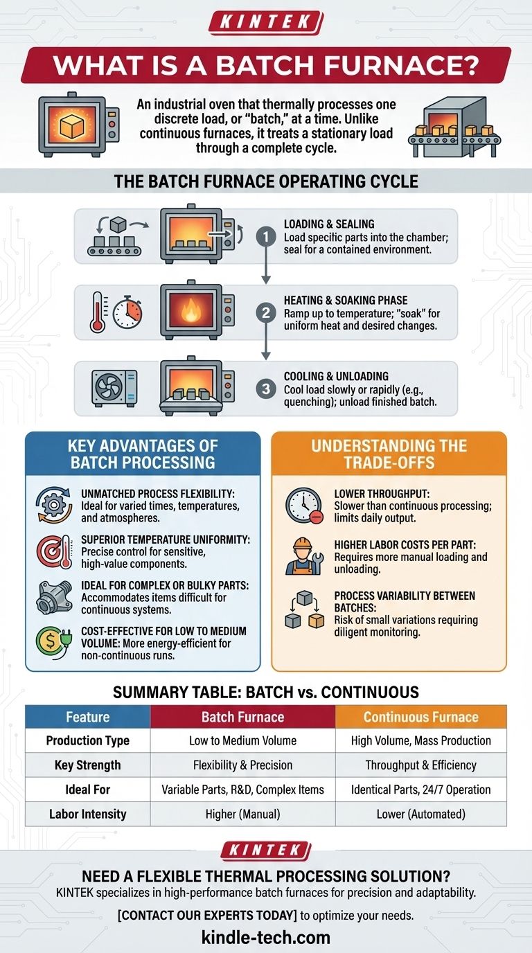 Was ist ein Chargenofen? Ein Leitfaden für flexible, hochpräzise thermische Prozesse Visuelle Anleitung