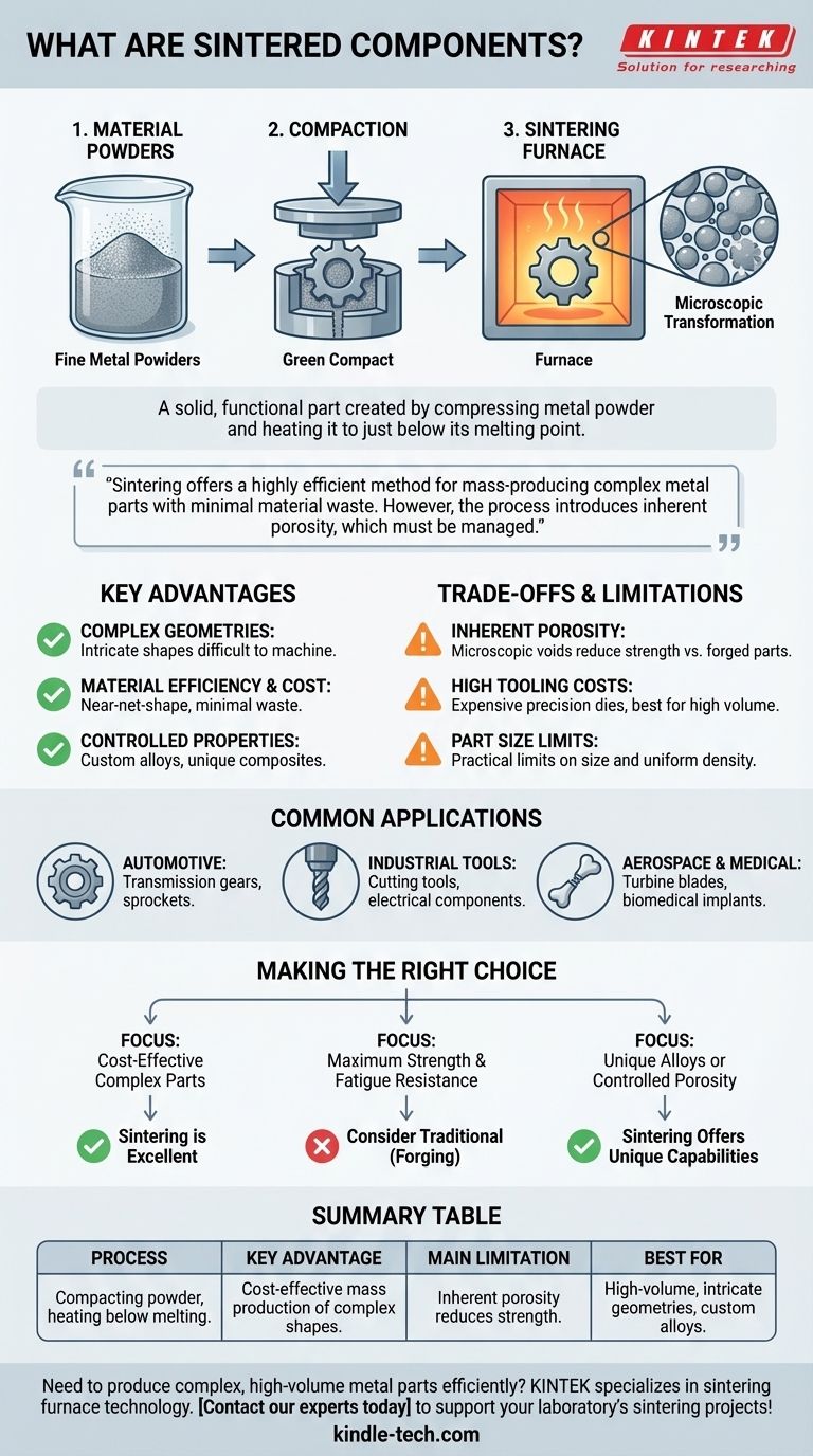 Что такое спеченные компоненты? Руководство по высокоэффективному производству металлических деталей Визуальное руководство