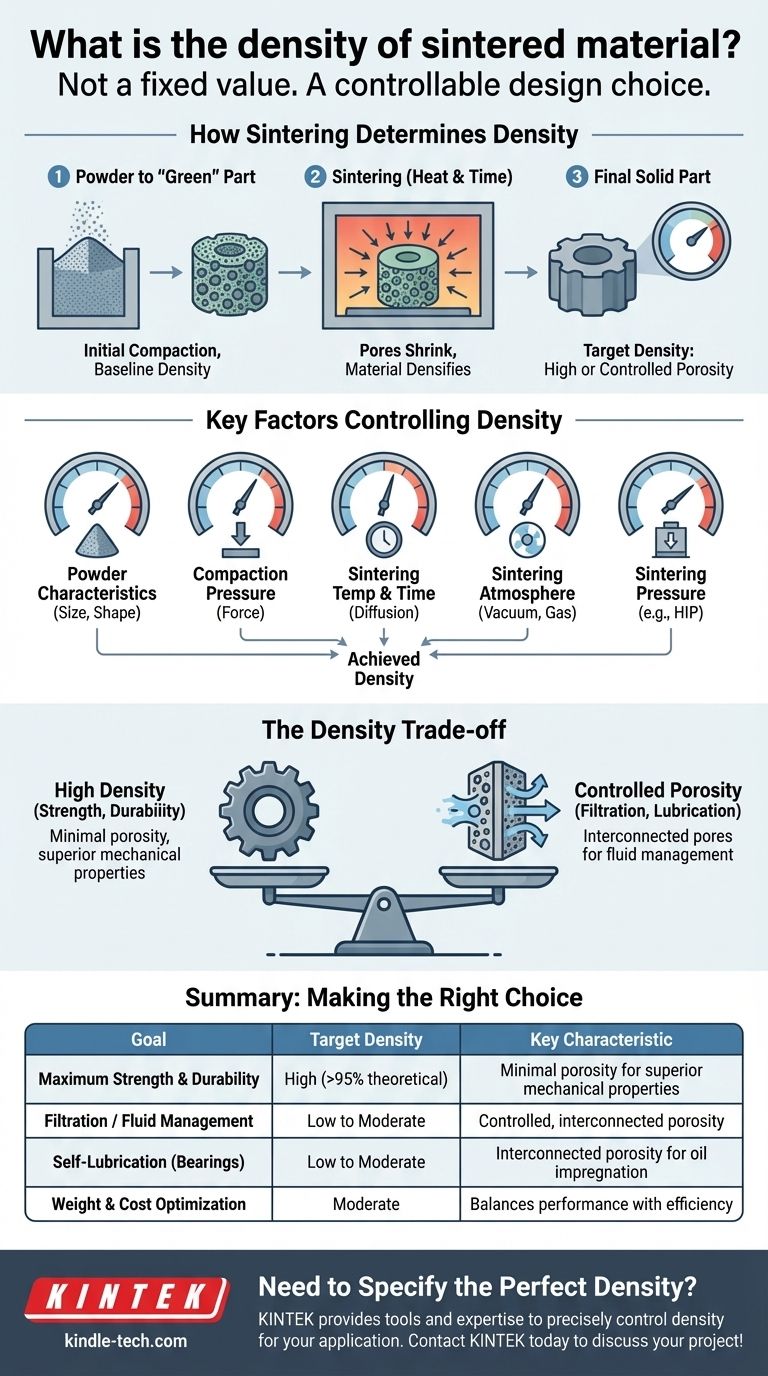 소결 재료의 밀도는 얼마입니까? 고정된 숫자가 아닌 성능을 위한 설계 선택 사항 시각적 가이드