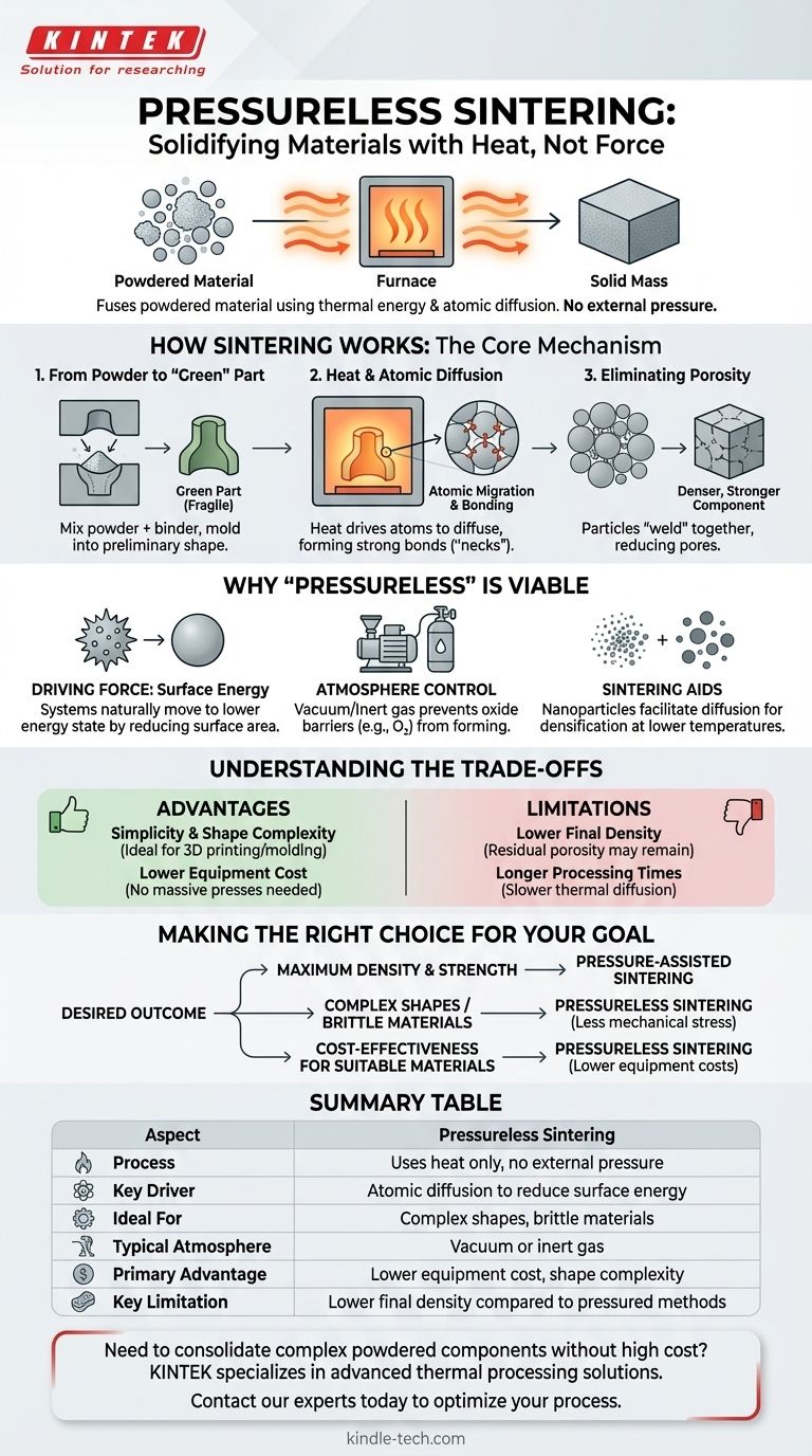 Что такое метод беспрессового спекания? Создавайте сложные формы без дорогостоящего оборудования высокого давления Визуальное руководство