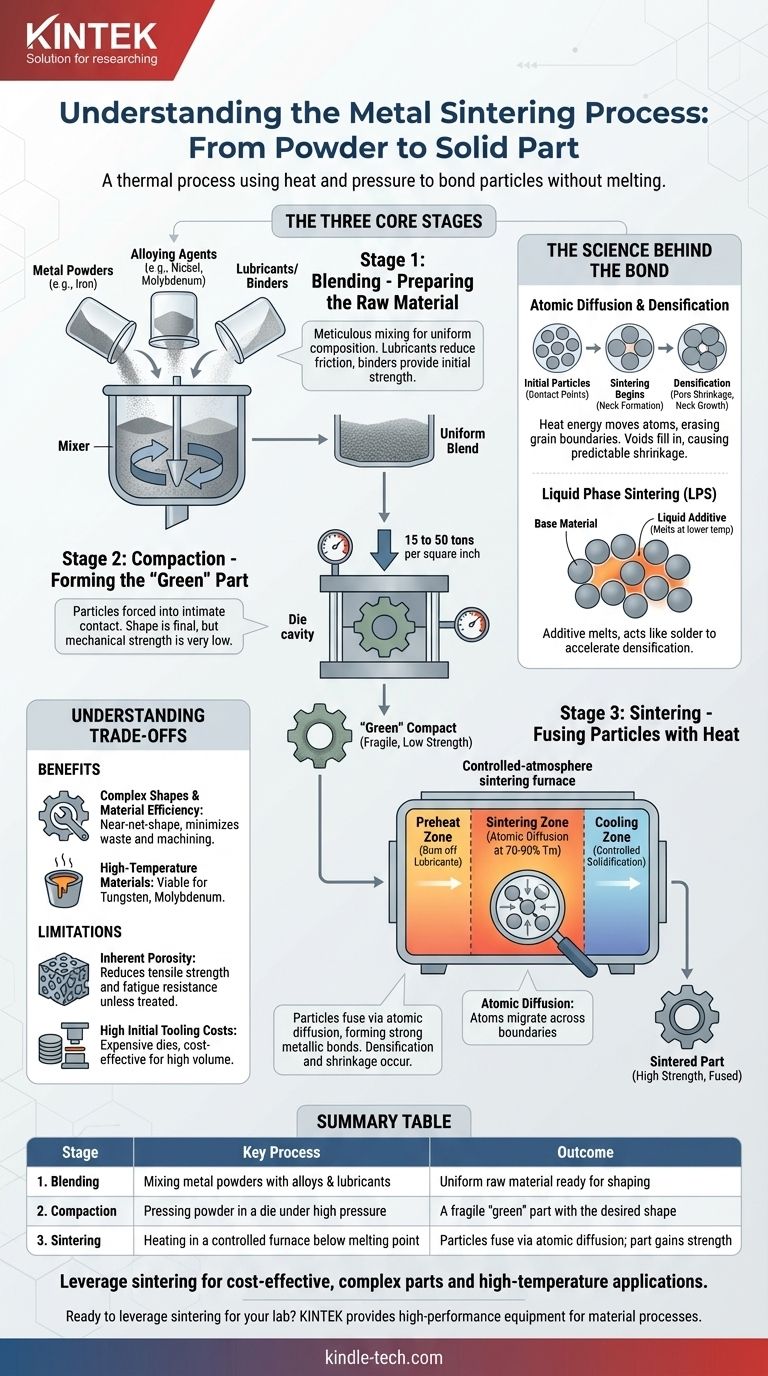金属烧结的工艺流程是什么？粉末冶金的分步指南 图解指南