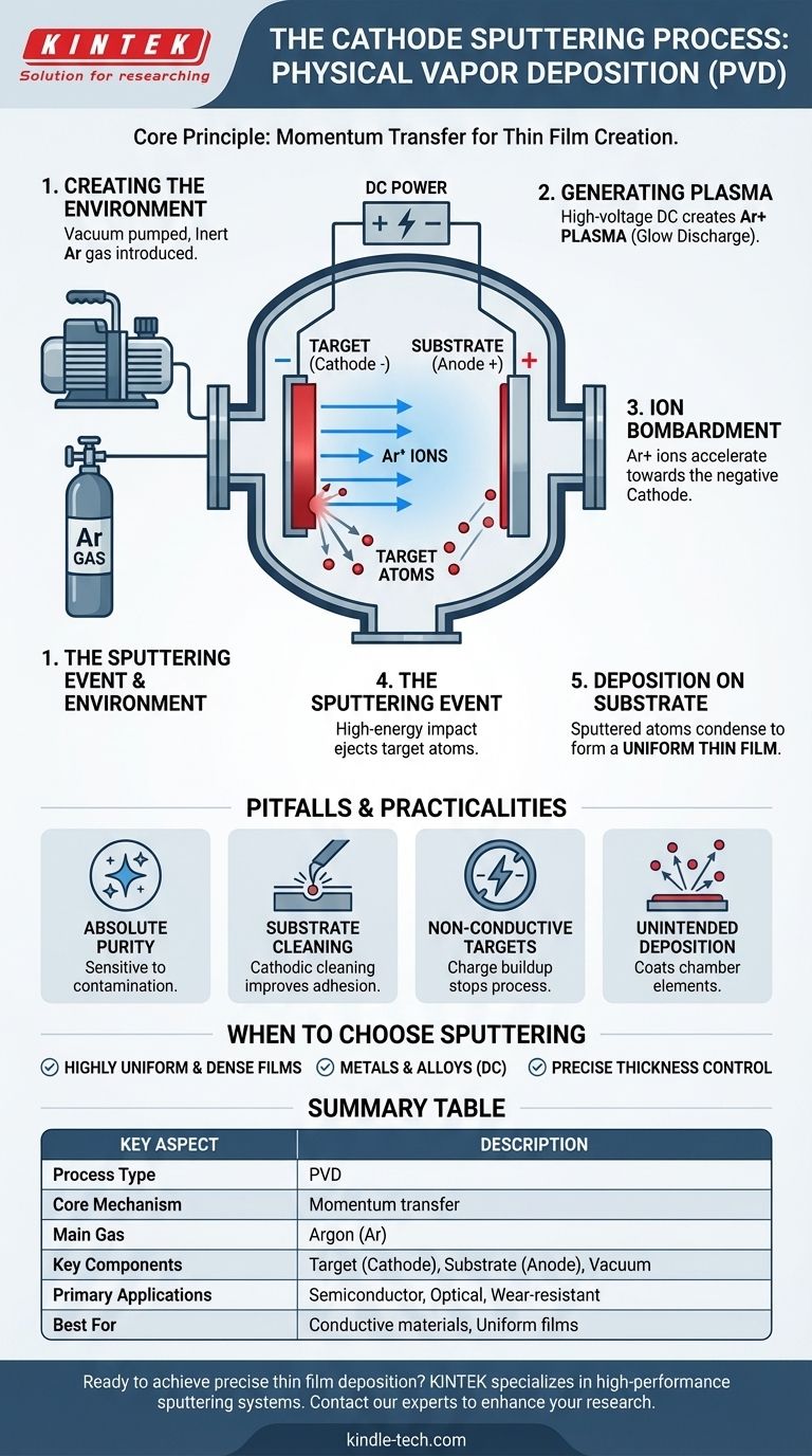 Что такое процесс катодного распыления? Пошаговое руководство по нанесению тонких пленок Визуальное руководство